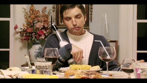 The multiple personalities of a disordered family (all played by one actor) eat their last Thanksgiving dinner together.