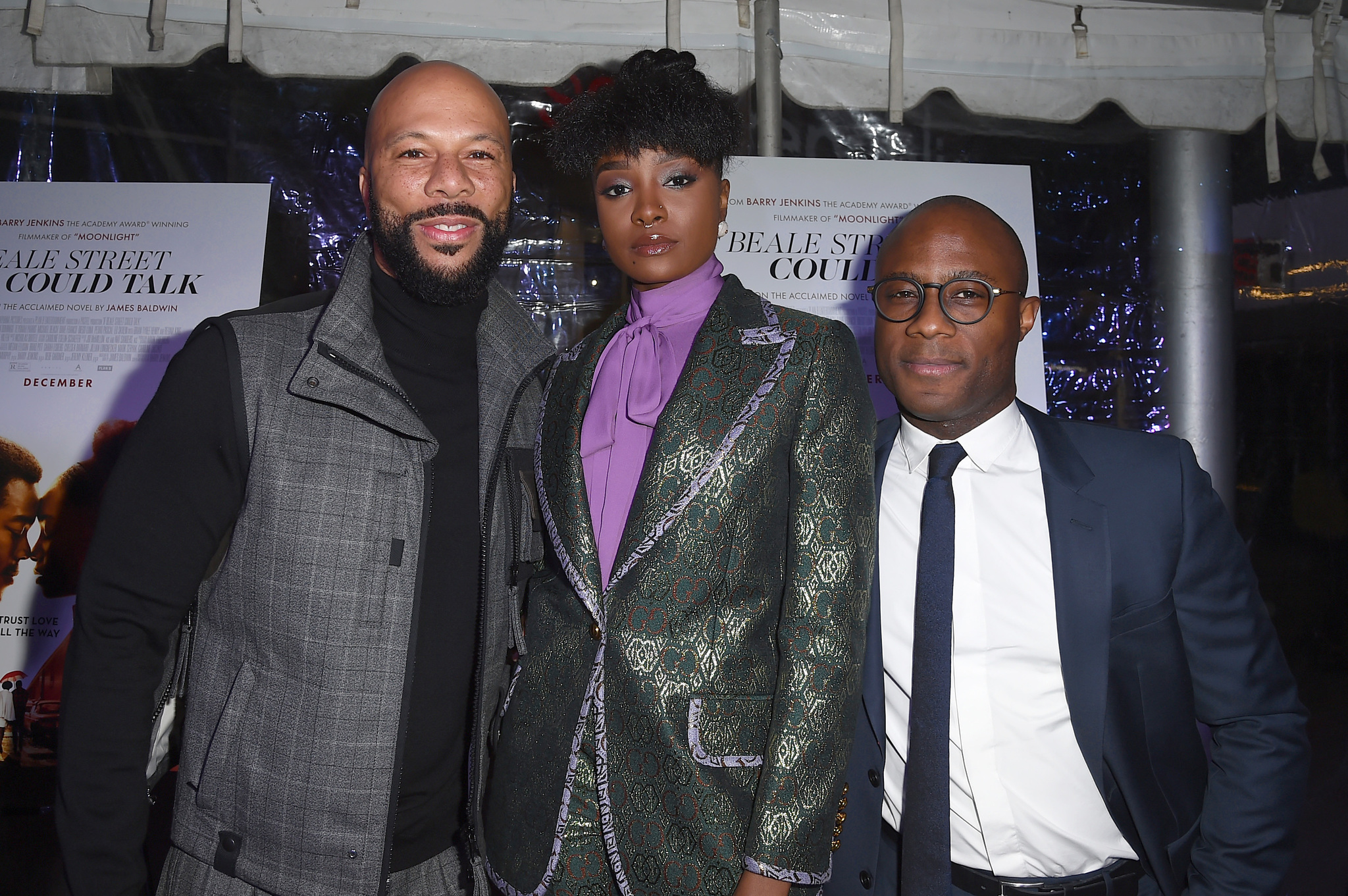 Common, Barry Jenkins, and KiKi Layne at an event for If Beale Street Could Talk (2018)
