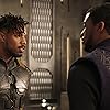 Michael B. Jordan and Chadwick Boseman in Black Panther (2018)