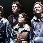 C. Thomas Howell, Sean Frye, Robert MacNaughton, and K.C. Martel in E.T. the Extra-Terrestrial (1982)