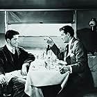 Farley Granger and Robert Walker in Strangers on a Train (1951)