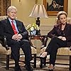 Darrell Hammond as Bill Clinton, Amy Poehler as Hillary Clinton during the 'Hillary for President' skit on April 5, 2008