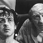 Sylvester Stallone and Burgess Meredith in Rocky (1976)