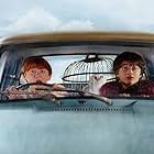 Rupert Grint and Daniel Radcliffe in Harry Potter and the Chamber of Secrets (2002)