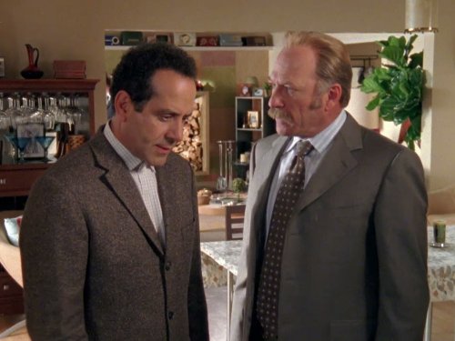 Tony Shalhoub and Ted Levine in Monk (2002)