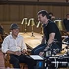 Matt Damon and George Nolfi in The Adjustment Bureau (2011)