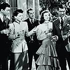 Cary Grant, Katharine Hepburn, James Stewart, John Howard, and Ruth Hussey in The Philadelphia Story (1940)