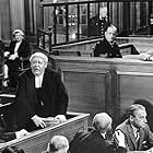 Tyrone Power, Charles Laughton, John Williams, Henry Daniell, and Ian Wolfe in Witness for the Prosecution (1957)