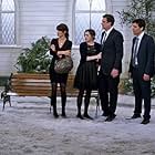 Neil Patrick Harris, Alyson Hannigan, Jason Segel, Danny Strong, Josh Radnor, and Cobie Smulders in How I Met Your Mother (2005)