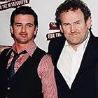 Broadway, with co-star Colm Meaney