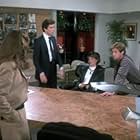 Pierce Brosnan, Stephanie Zimbalist, James Read, and Frances Lee McCain in Remington Steele (1982)