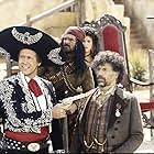 Chevy Chase, Alfonso Arau, and Tony Plana in Three Amigos! (1986)