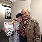 On the set of "Saint Francis" with Jon Polito.  He gave me this book of optical illusions cuz he heard I was doing my science fair on them.  One of the sweetest and most gracious guys I'll ever meet.