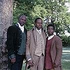 Avery Brooks, LeVar Burton, and Louis Gossett Jr. in Roots: The Gift (1988)