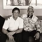 Sylvester Stallone and Nelson Mandela