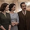 Tony Shalhoub, Marin Hinkle, and Rachel Brosnahan in The Marvelous Mrs. Maisel (2017)