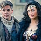 Chris Pine and Gal Gadot in Wonder Woman (2017)