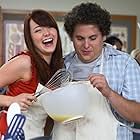 Emma Stone and Jonah Hill in Superbad (2007)