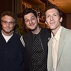 Seth Rogen, Daryl Wein, and Ben Schwartz at an event for How It Ends (2021)
