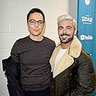 Zac Efron and Jim Parsons at an event for Extremely Wicked, Shockingly Evil and Vile (2019)