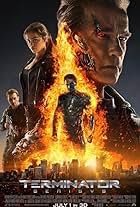 Arnold Schwarzenegger, Jason Clarke, Jai Courtney, and Emilia Clarke in Terminator Genisys (2015)