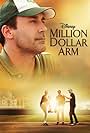 Jon Hamm, Madhur Mittal, and Suraj Sharma in Million Dollar Arm (2014)