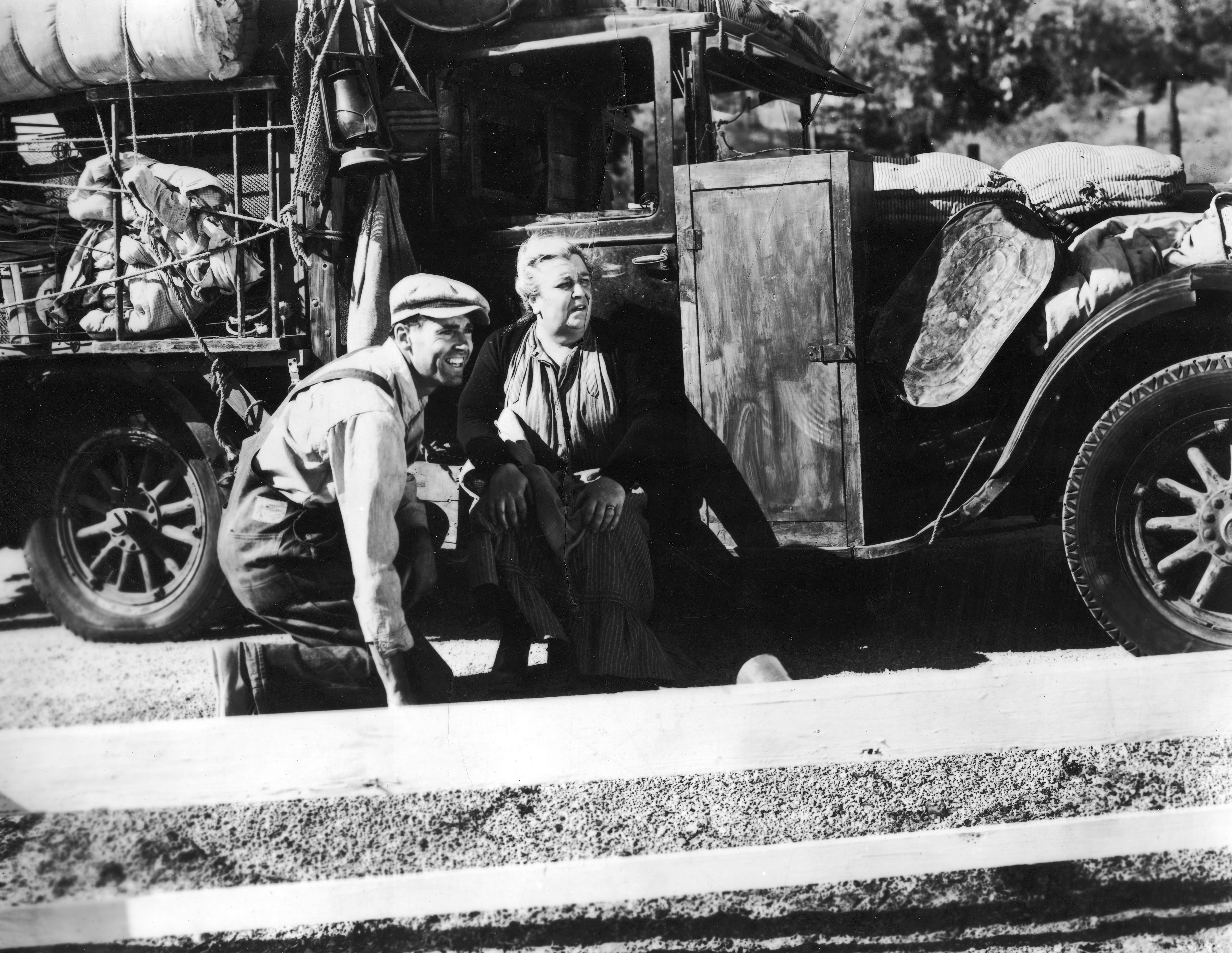 Henry Fonda and Jane Darwell in The Grapes of Wrath (1940)