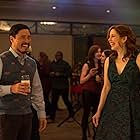 Randall Park and Vanessa Bayer in Office Christmas Party (2016)