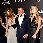 Sylvester Stallone, Jennifer Flavin, and Sophia Rose Stallone at an event for 73rd Golden Globe Awards (2016)