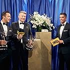 Charlie Brooker, Tim Kash, and William Bridges at an event for IMDb at the Emmys (2016)