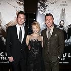 Sarah Gadon, Luke Evans, and Gary Shore at an event for Dracula Untold (2014)