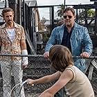 Russell Crowe, Ryan Gosling, and Lance Valentine Butler in The Nice Guys (2016)