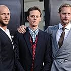 Alexander Skarsgård, Bill Skarsgård, and Gustaf Skarsgård at an event for It (2017)