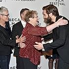 Jamie Lee Curtis, Jake Gyllenhaal, and Greg Campbell at an event for Hondros (2017)