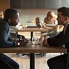 Orlando Bloom and Leslie Odom Jr. in Needle in a Timestack (2021)