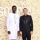 Matteo Garrone and Seydou Sarr at an event for 81st Golden Globe Awards (2024)