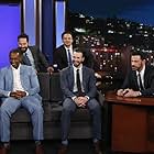 Chris Evans, Jimmy Kimmel, Paul Rudd, Anthony Mackie, and Sebastian Stan in Jimmy Kimmel Live! (2003)