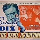 Richard Dix, Henry Kolker, and Joan Perry in The Devil Is Driving (1937)