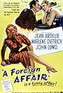 Marlene Dietrich, Jean Arthur, and John Lund in A Foreign Affair (1948)