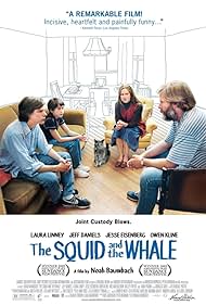 Jeff Daniels, Laura Linney, Jesse Eisenberg, and Owen Kline in The Squid and the Whale (2005)