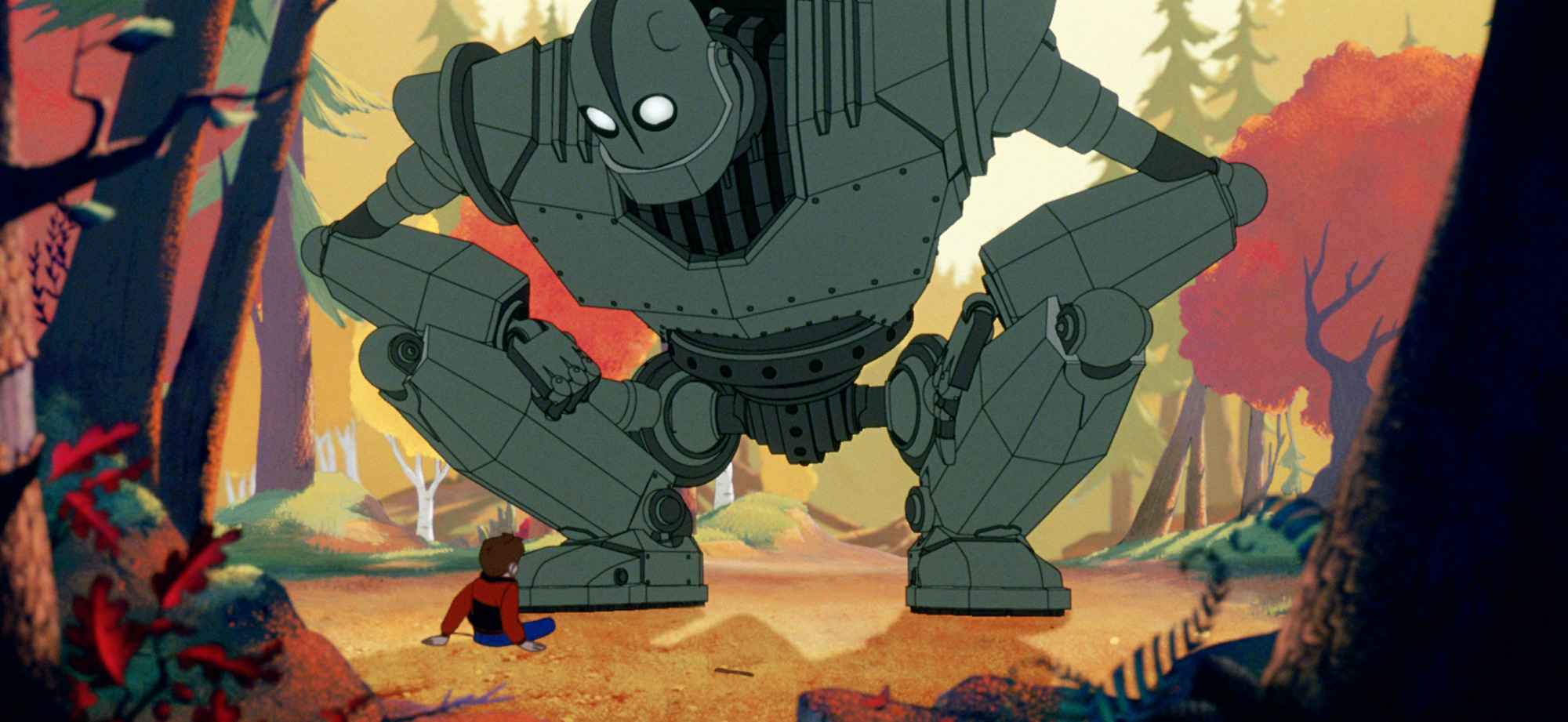 Vin Diesel and Eli Marienthal in The Iron Giant (1999)