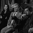 John Astin, Carolyn Jones, and Eddie Quillan in The Addams Family (1964)
