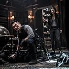 Daniel Dae Kim and Sasha Lane in Hellboy (2019)