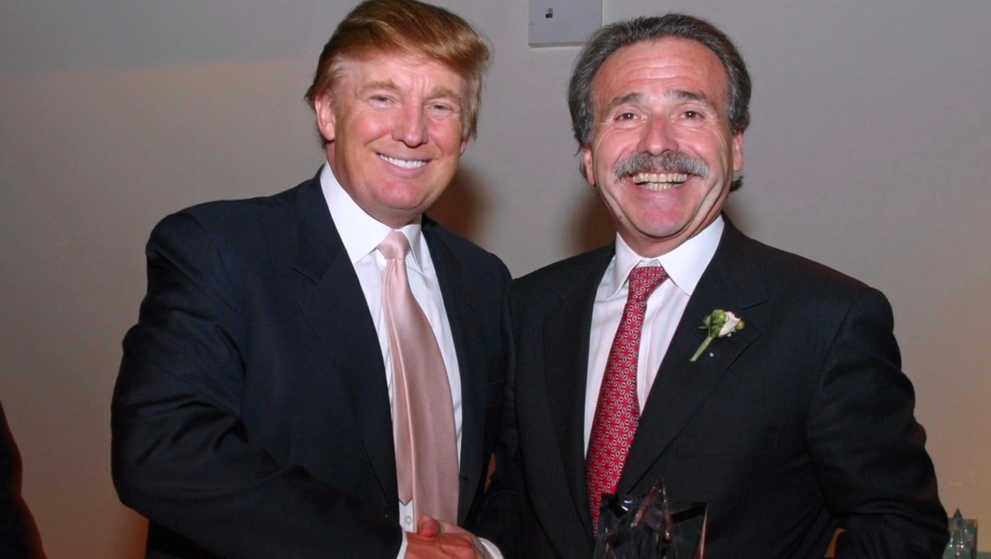 David Pecker and Donald Trump in Stormy (2024)