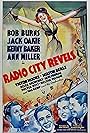 Kenny Baker, Bob Burns, Ann Miller, and Jack Oakie in Radio City Revels (1938)