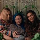 Jessica Barden, Odeya Rush, and Rosa Salazar in Pink Skies Ahead (2020)