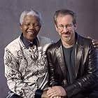 Steven Spielberg and Nelson Mandela