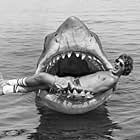 Steven Spielberg and Bruce in Jaws (1975)