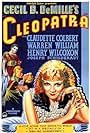 Claudette Colbert, Henry Wilcoxon, and Warren William in Cleopatra (1934)