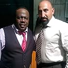 On the set of "The Soul Man', with Cedric The Entertainer and Marco Khan.